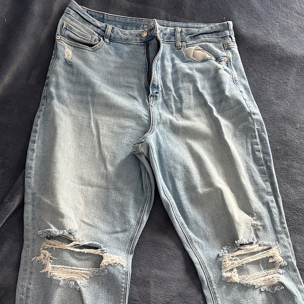 AE Light Blue Distressed Jeans
